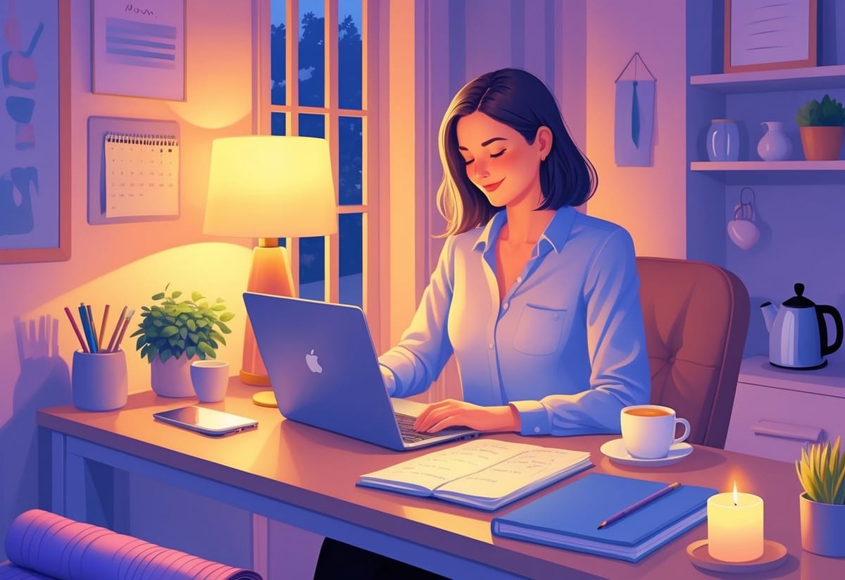 Evening Routine Checklist For Busy Mom Entrepreneurs To Unwind
