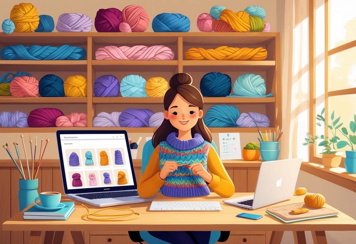 Turning Knitting Skills Into A Profitable Etsy Shop For Moms