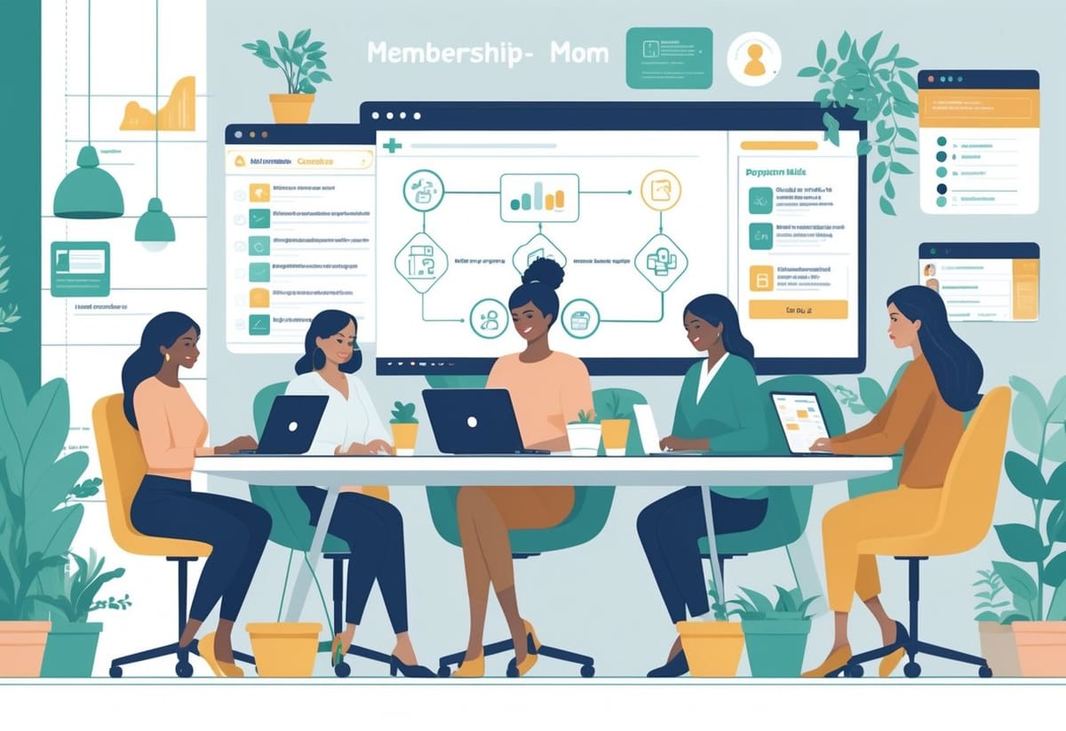 Creating A Membership Site For Mom Entrepreneurs Using Kajabi Made Easy